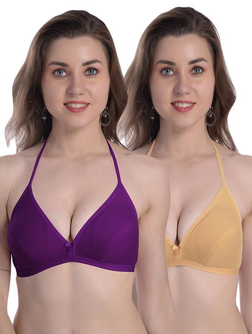 set of 2 solid t-shirt bra - 18027279 - Standard Image - 0