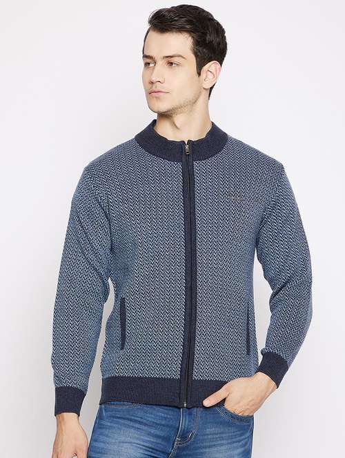 navy color men's sweatshirt - 18028128 - Standard Image - 0