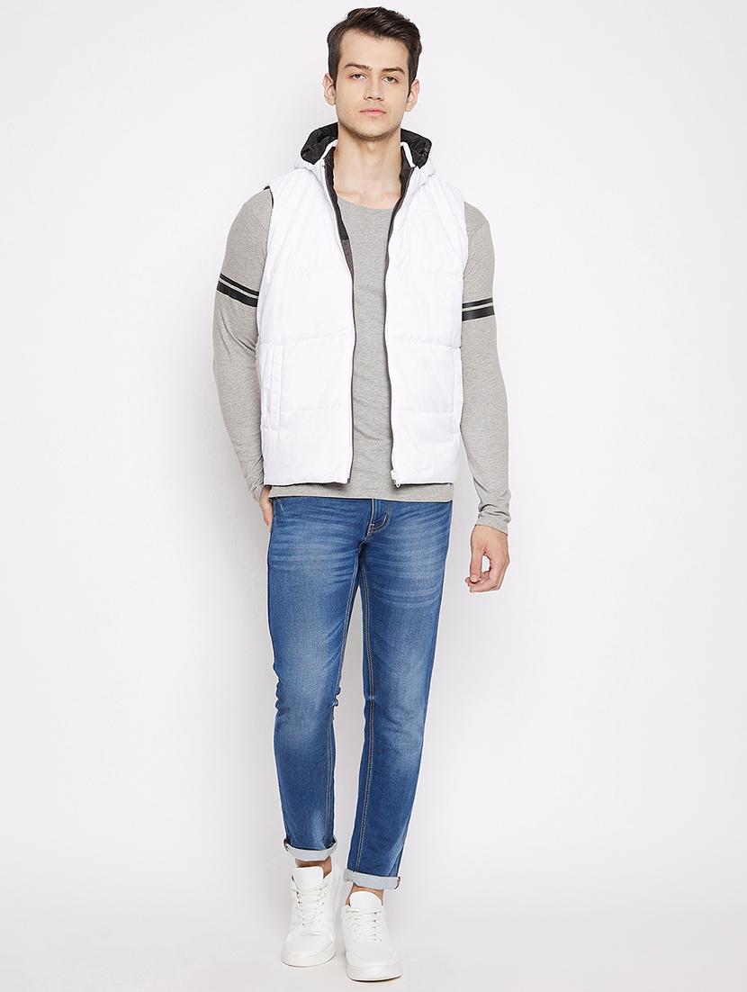 grey hooded reversible jacket - 18028145 - Standard Image - 3