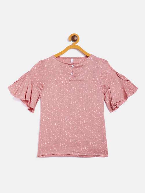 girls round neck top - 18028692 -  Standard Image - 0