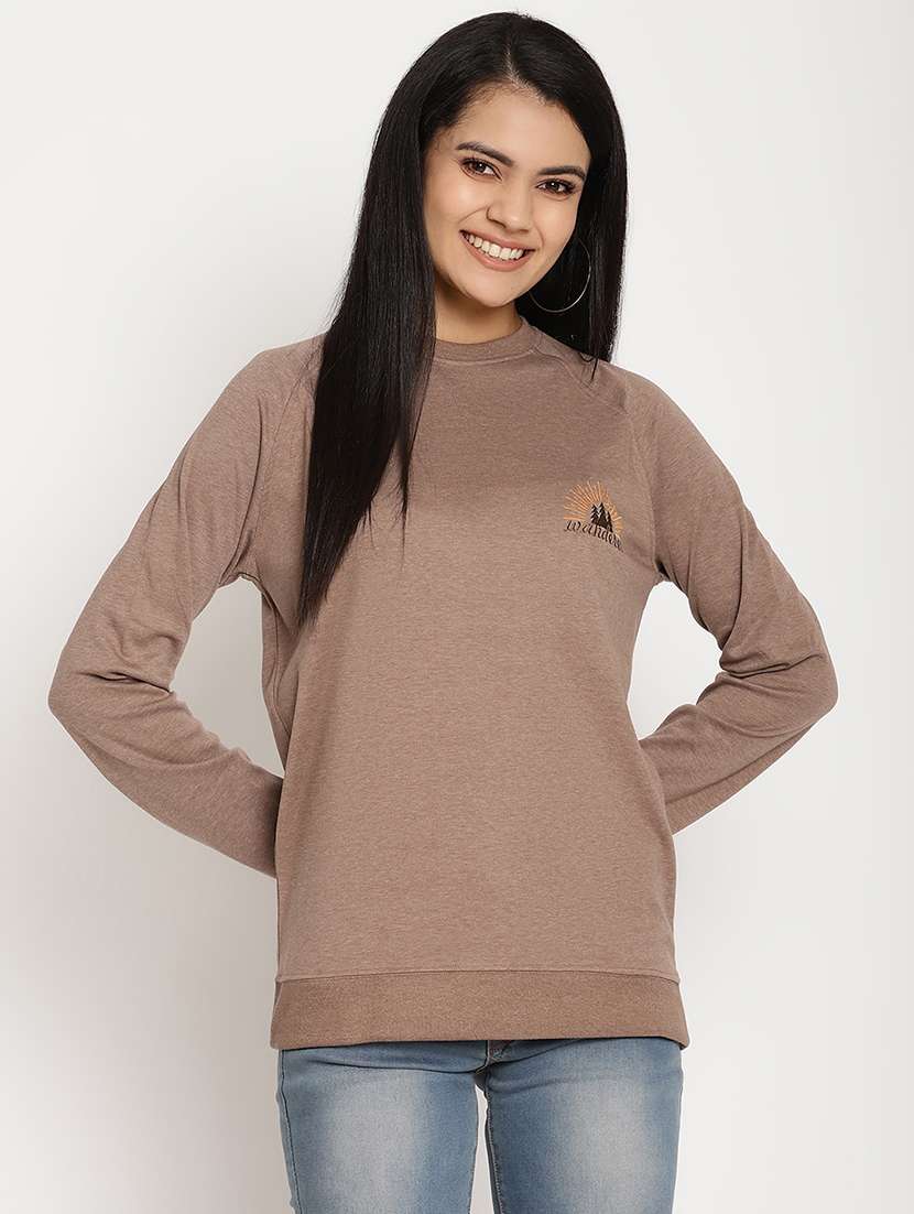 women's placement print sweatshirt