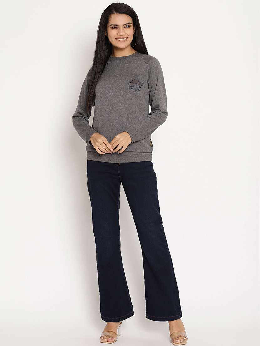 women's plain sweatshirt - 18028729 -  Standard Image - 3
