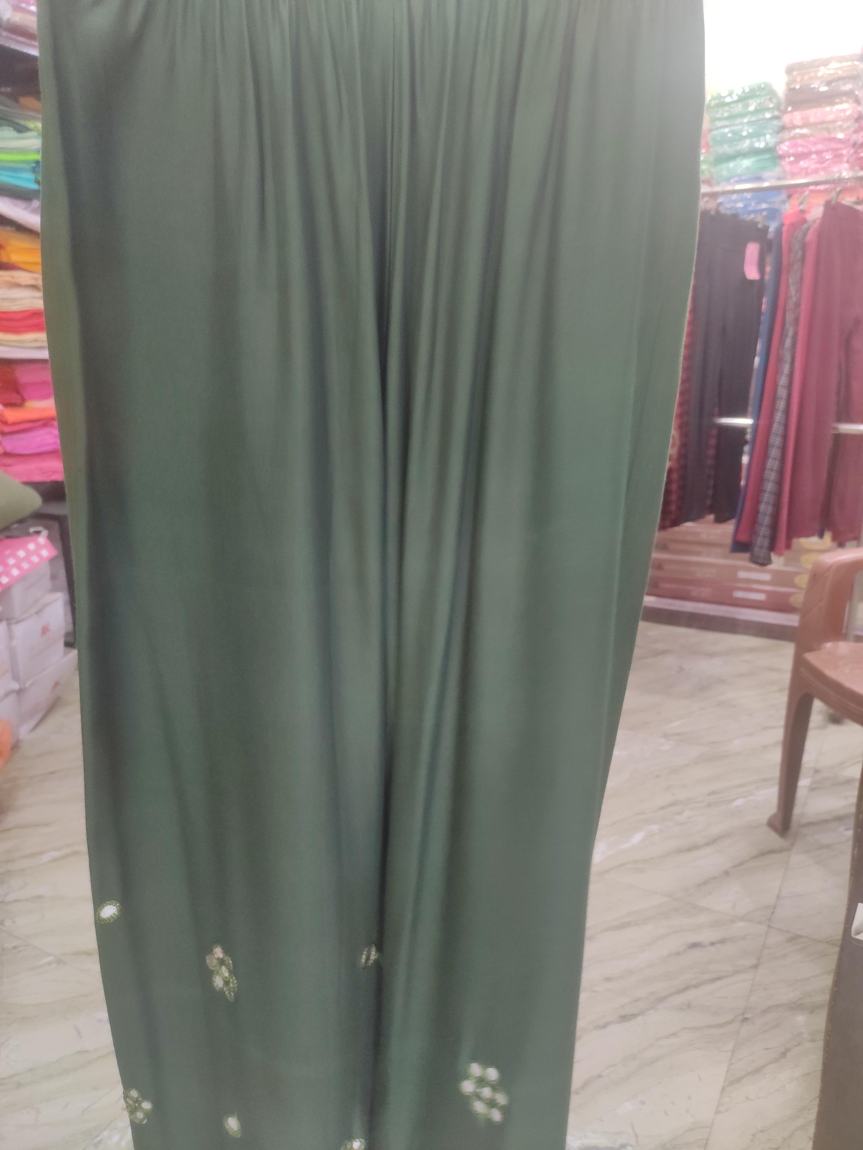green designer plazo - 18029223 - Zoom Image - 0