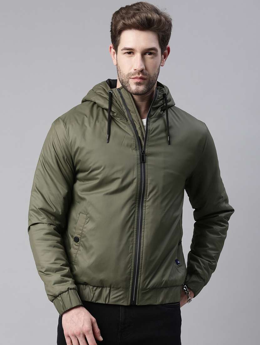 Olive Green Bomber Bomber Jacket Men With Hoodie Buy Olive Green