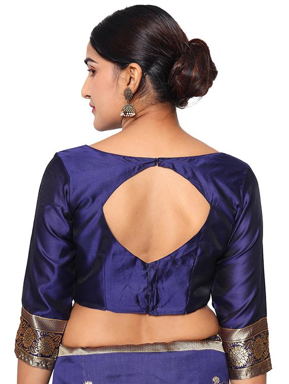 jacquard work banarasi saree - 18029405 - Standard Image - 3