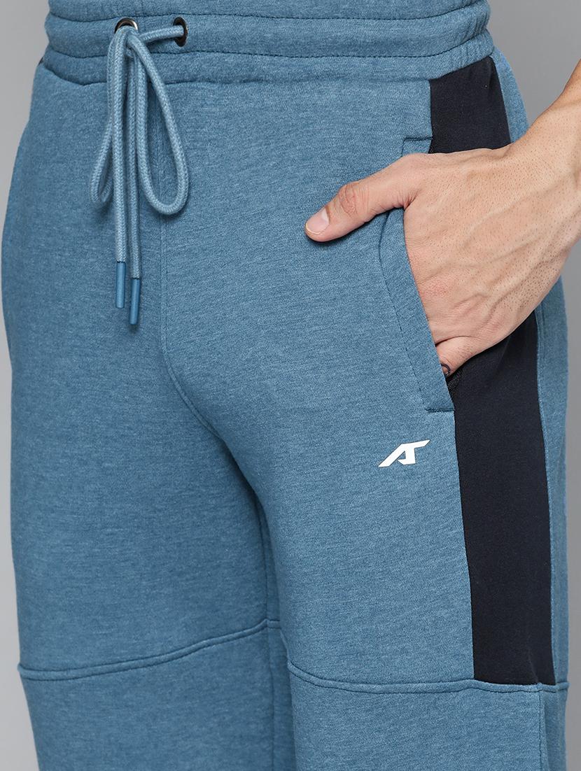blue color block track suit - 18030051 - Standard Image - 3