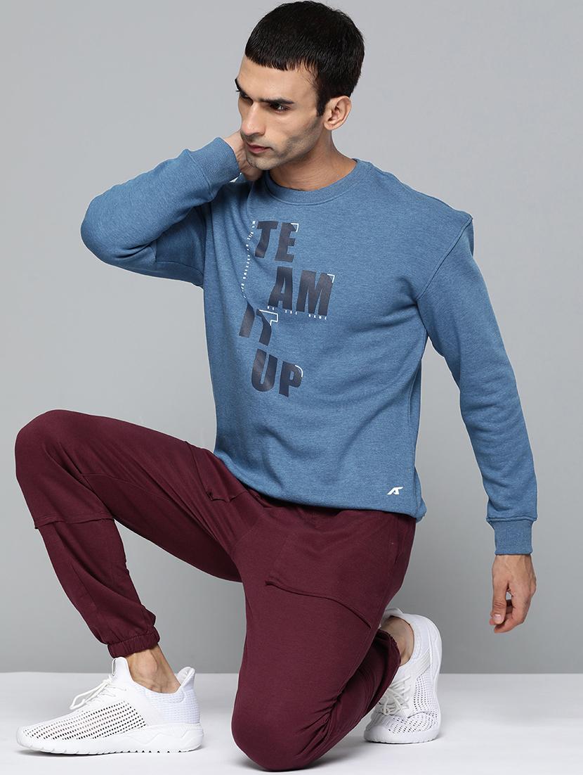 blue printed sweatshirt - 18030057 - Standard Image - 3