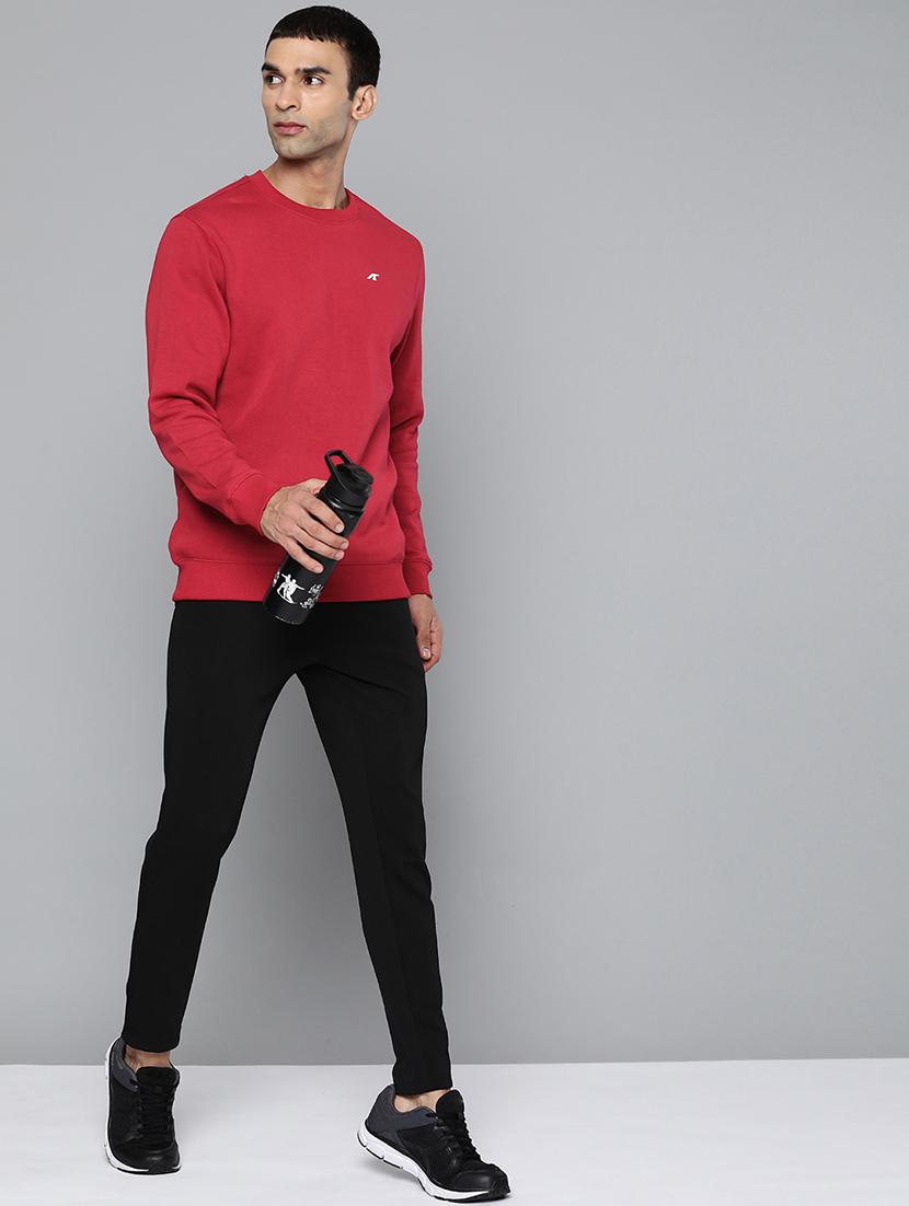 red solid sweatshirt - 18030082 - Standard Image - 3