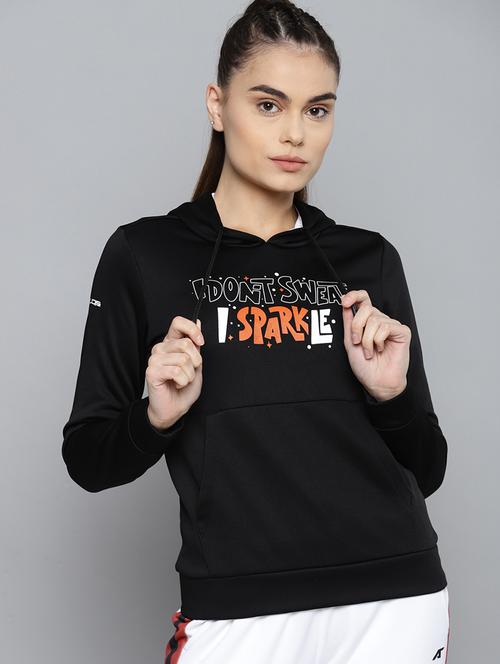hooded neck printed sweatshirt - 18030140 - Standard Image - 0