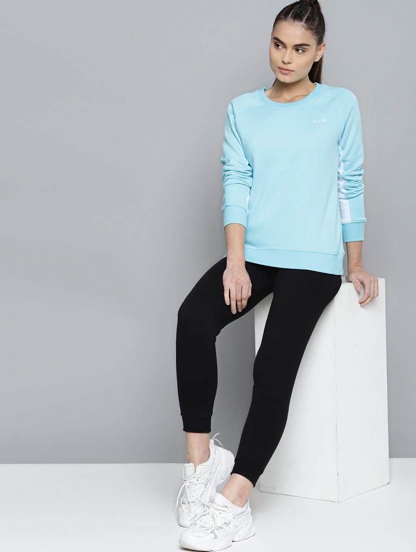 crew neck solid sweatshirt - 18030143 - Standard Image - 3