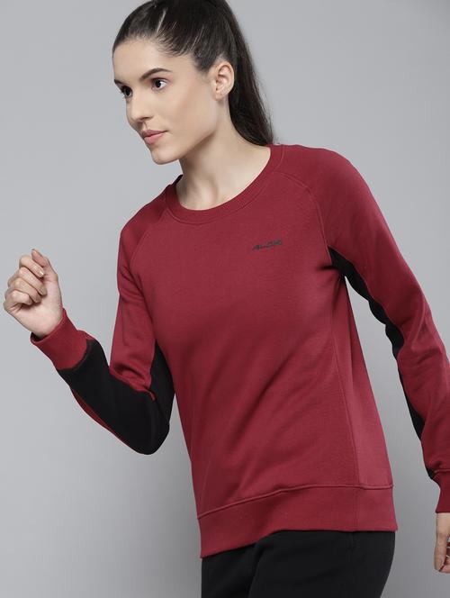 crew neck solid sweatshirt - 18030144 -  Standard Image - 0