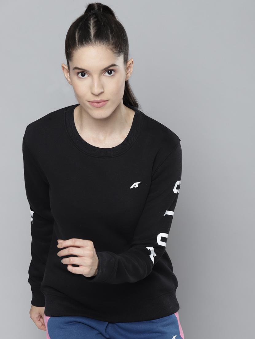 crew neck printed sweatshirt