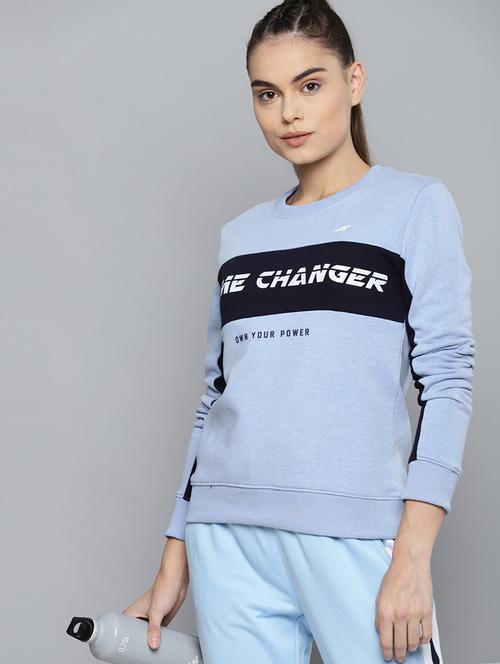 crew neck color block sweatshirt - 18030151 -  Standard Image - 0