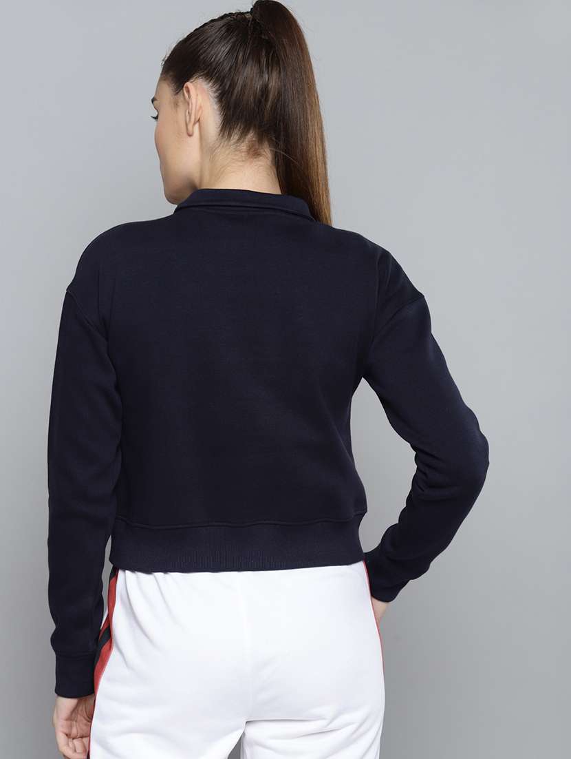 polo neck printed sweatshirt - 18030153 - Standard Image - 3