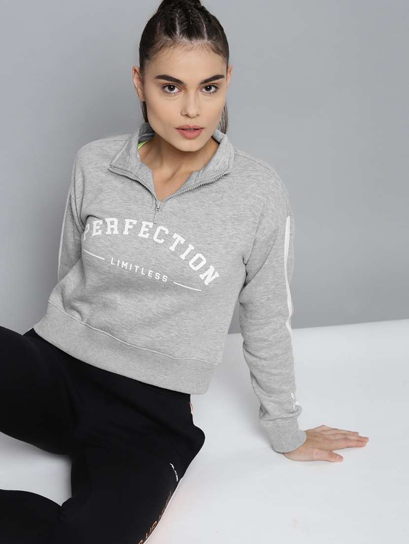 polo neck printed  sweatshirt - 18030154 -  Standard Image - 3