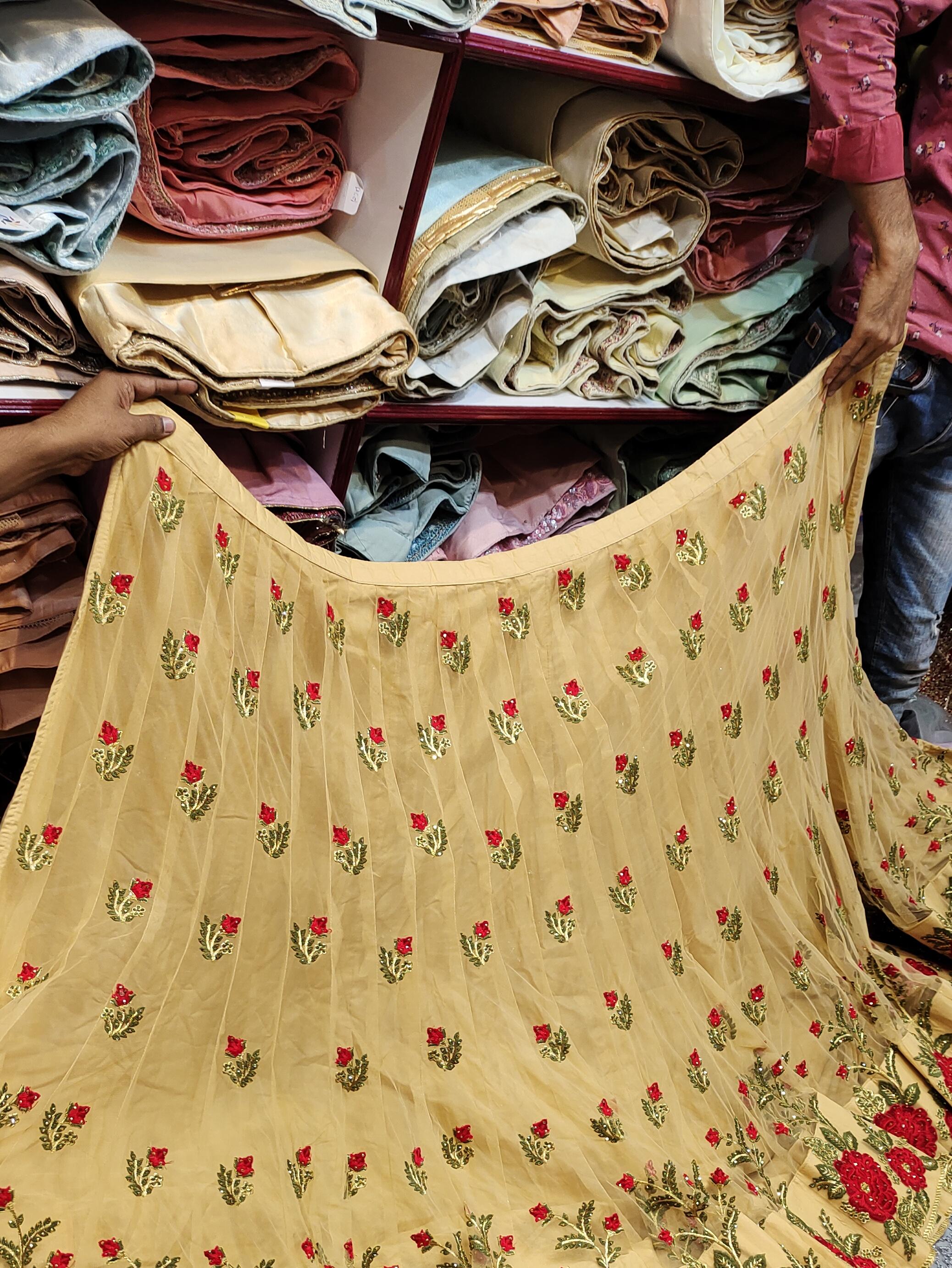 lehanga with blouse in net - 18030447 - Zoom Image - 0
