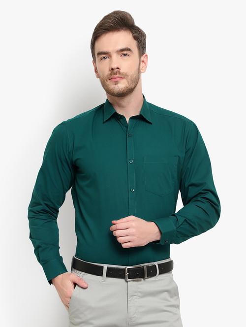mens solids formal shirt - 18030711 -  Standard Image - 0