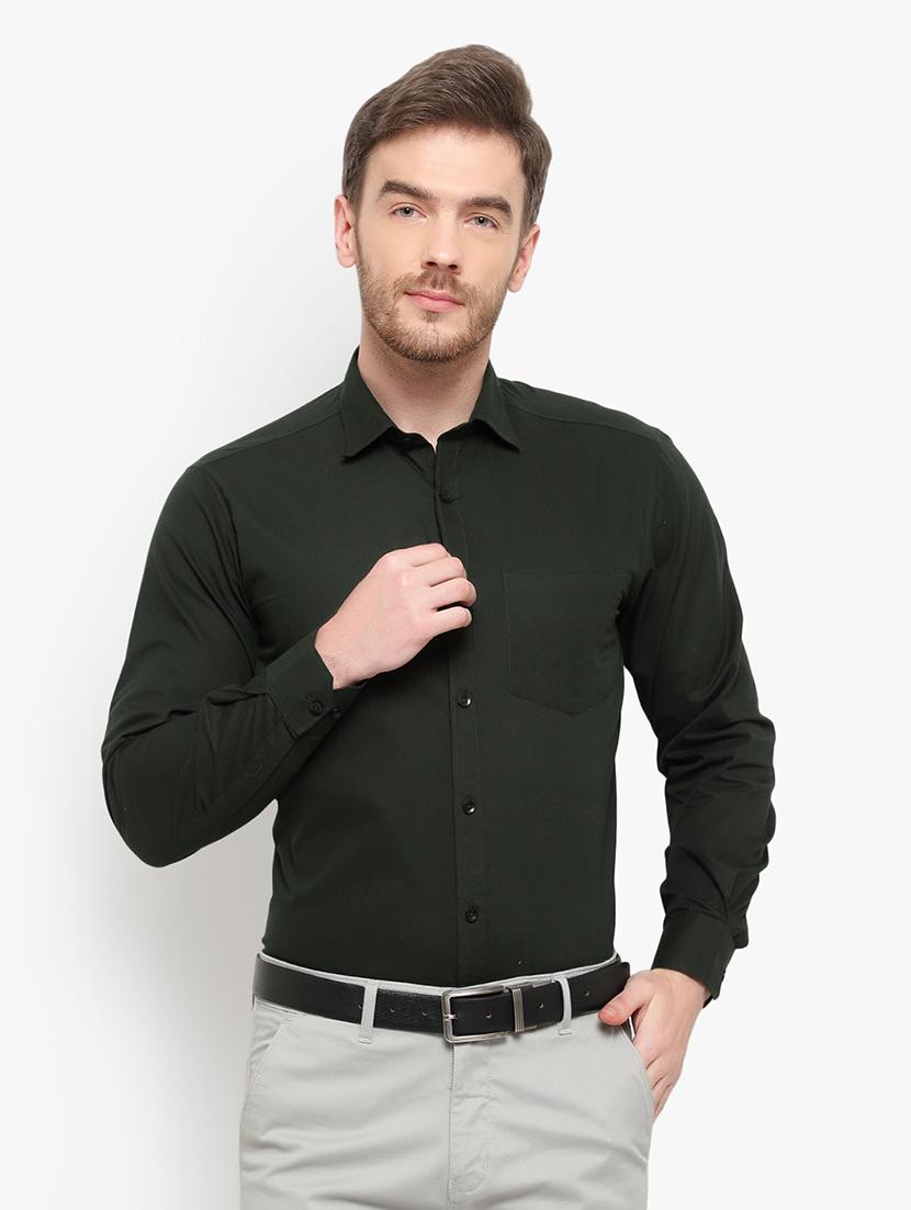 mens solids formal shirt