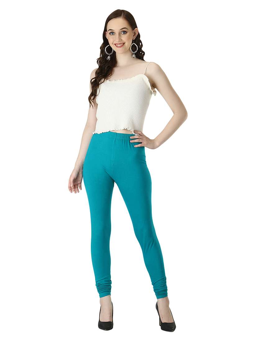 high rise solid legging - 18030765 - Standard Image - 3