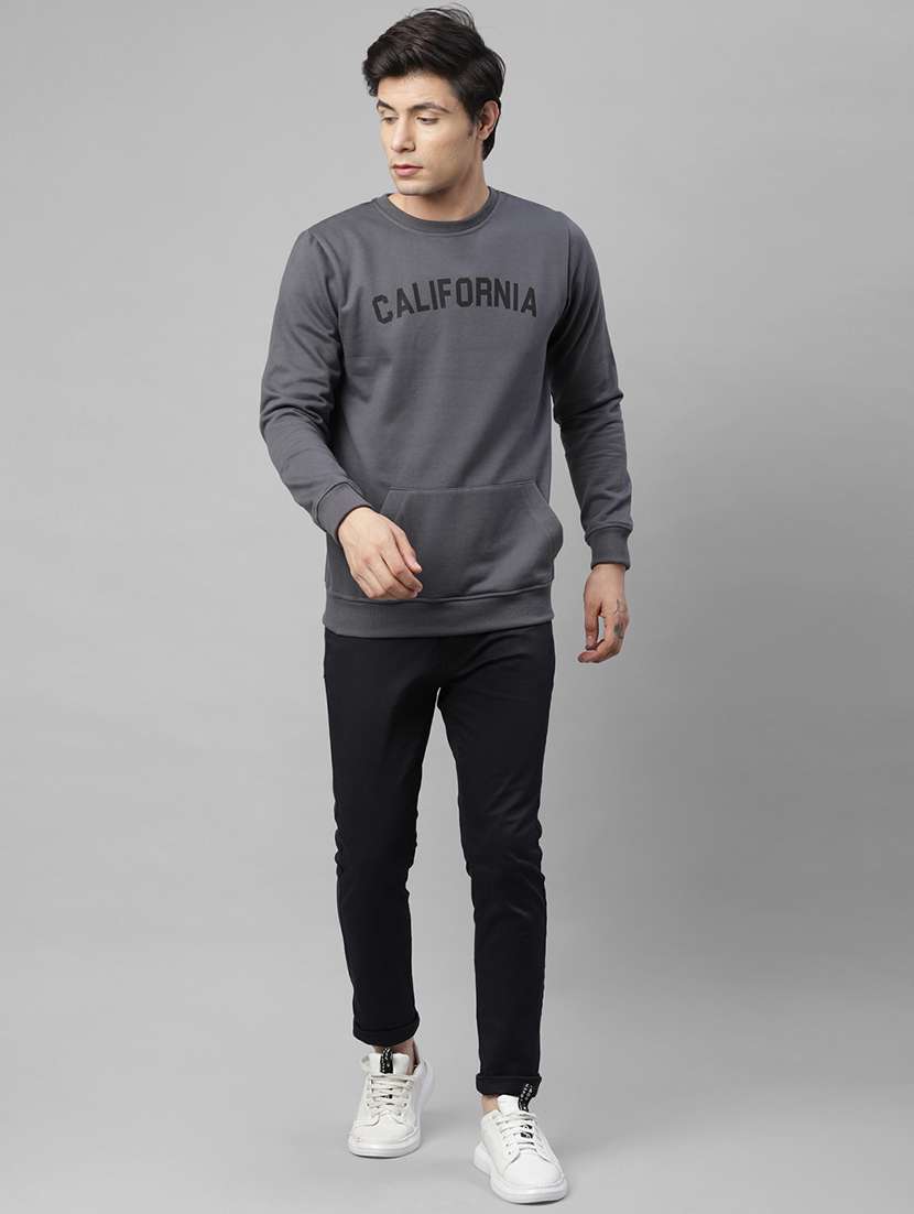 mens chest print sweatshirt - 18030793 -  Standard Image - 3