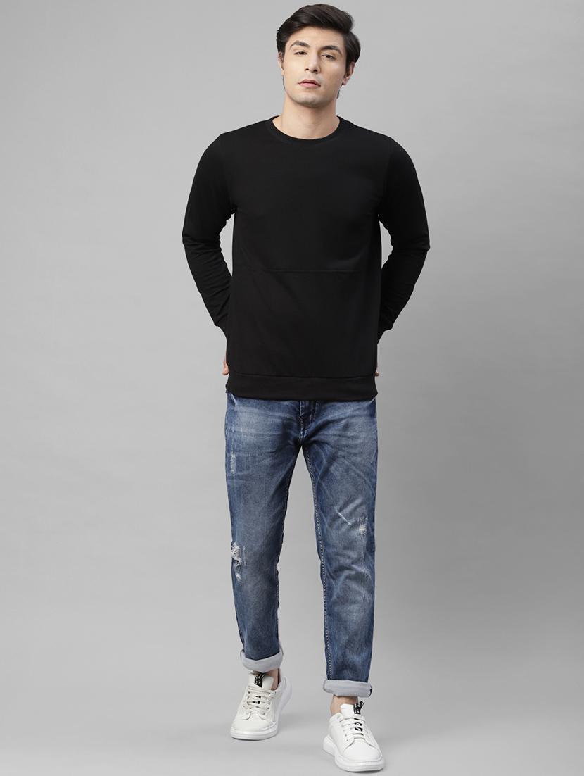 mens plain sweatshirt - 18030796 - Standard Image - 3