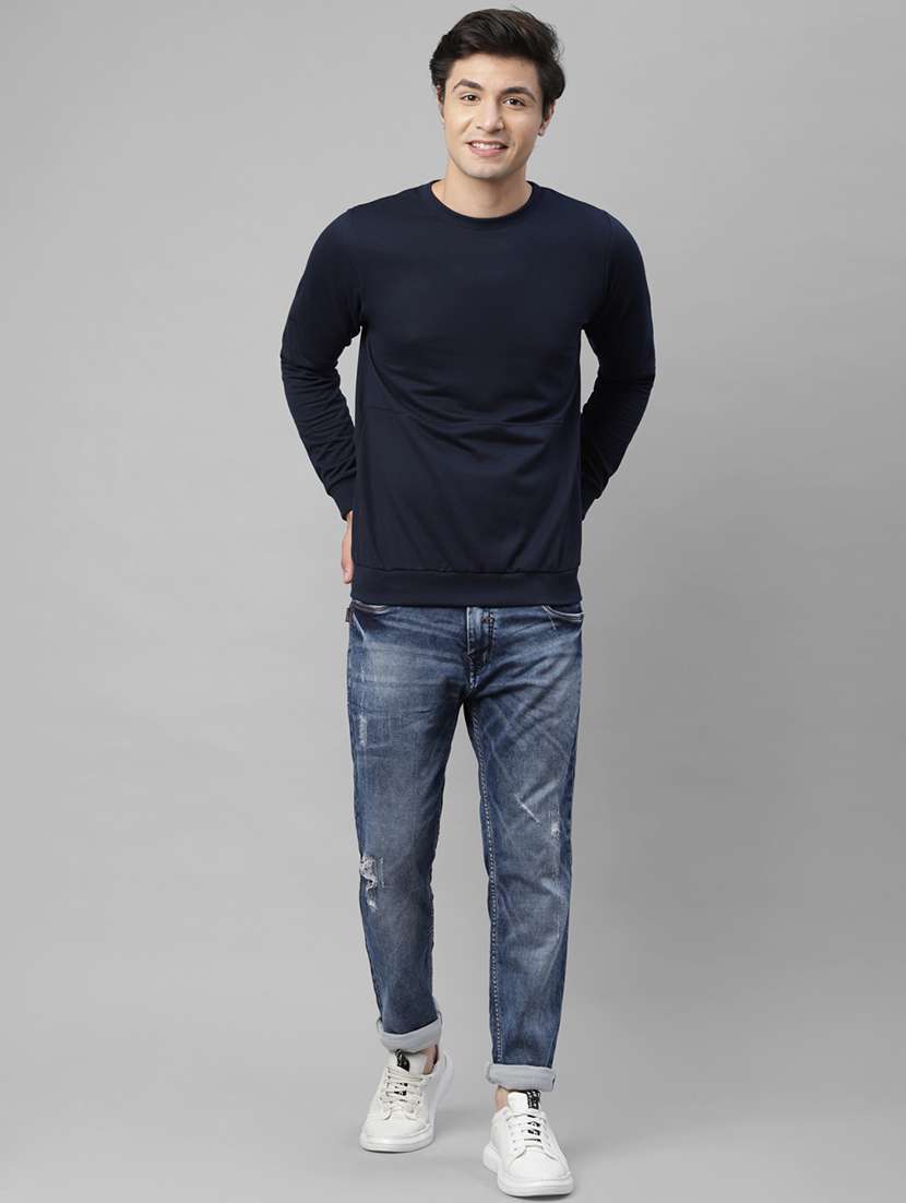 mens plain sweatshirt - 18030797 -  Standard Image - 3