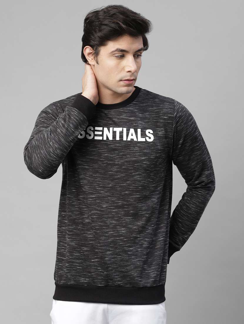 mens chest print sweatshirt