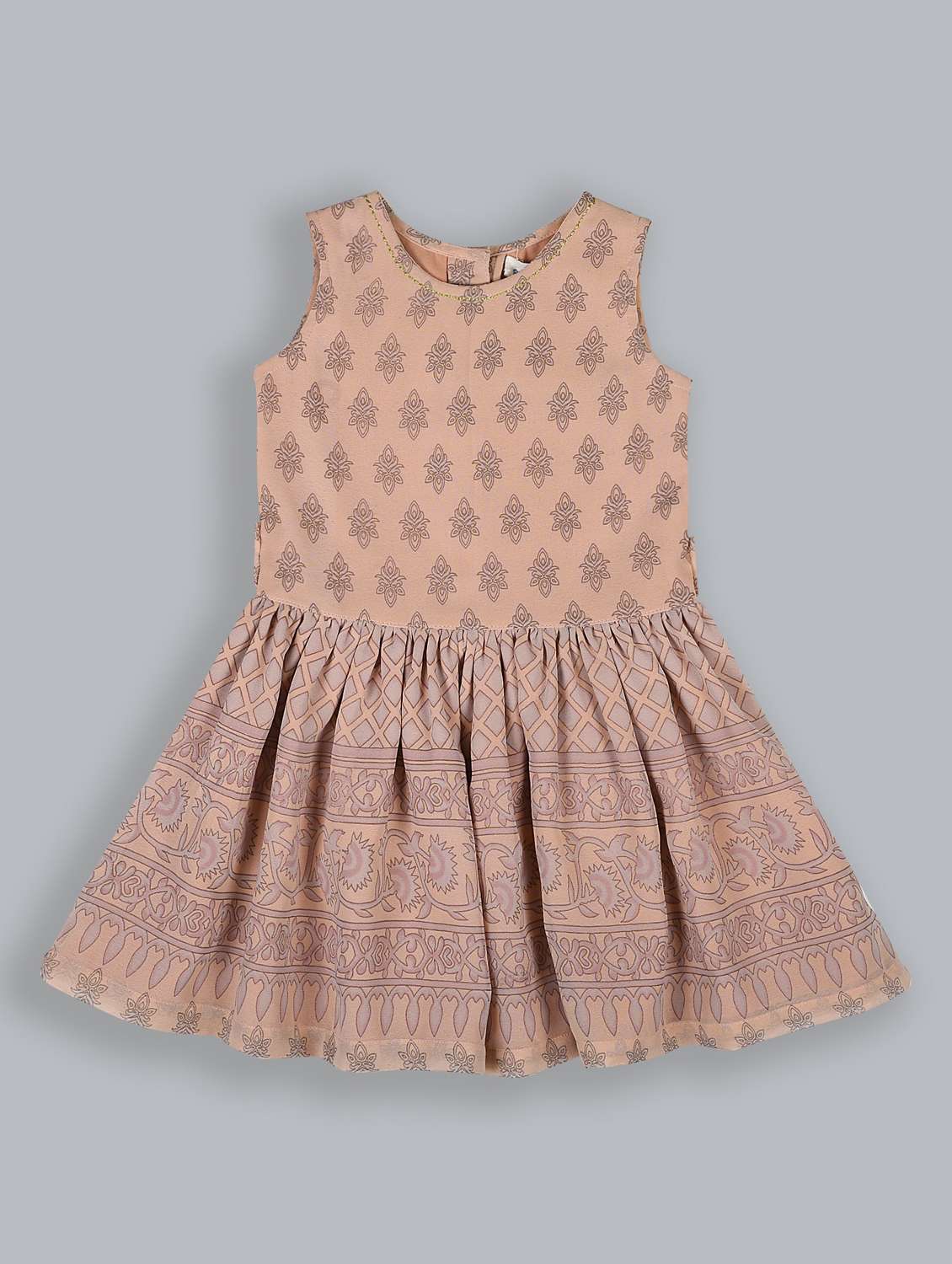 girls round neck sleeveless frock - 18031411 - Zoom Image - 0
