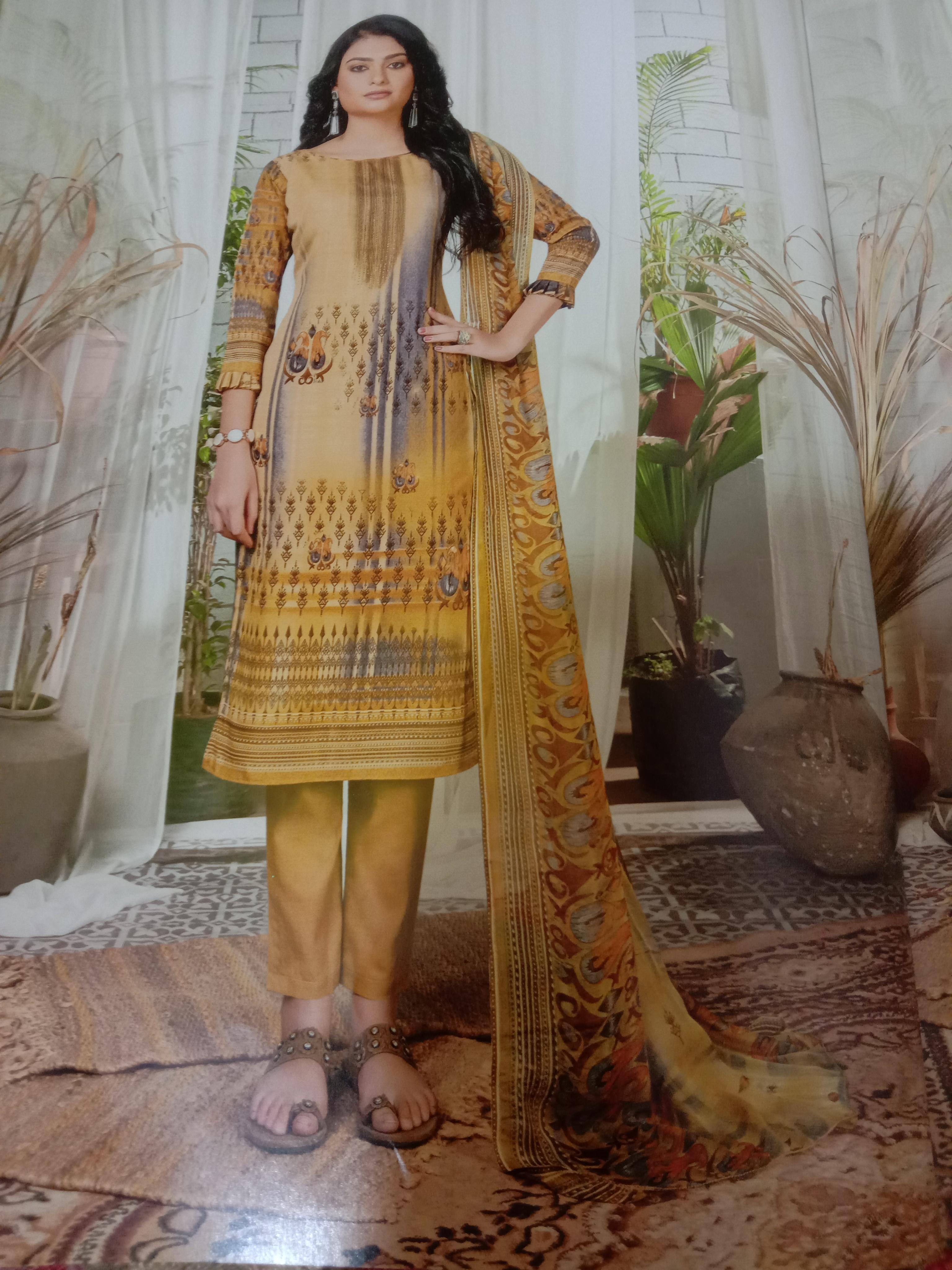 suite dupatta shalwar in cotton  - 18032362 -  Zoom Image - 0