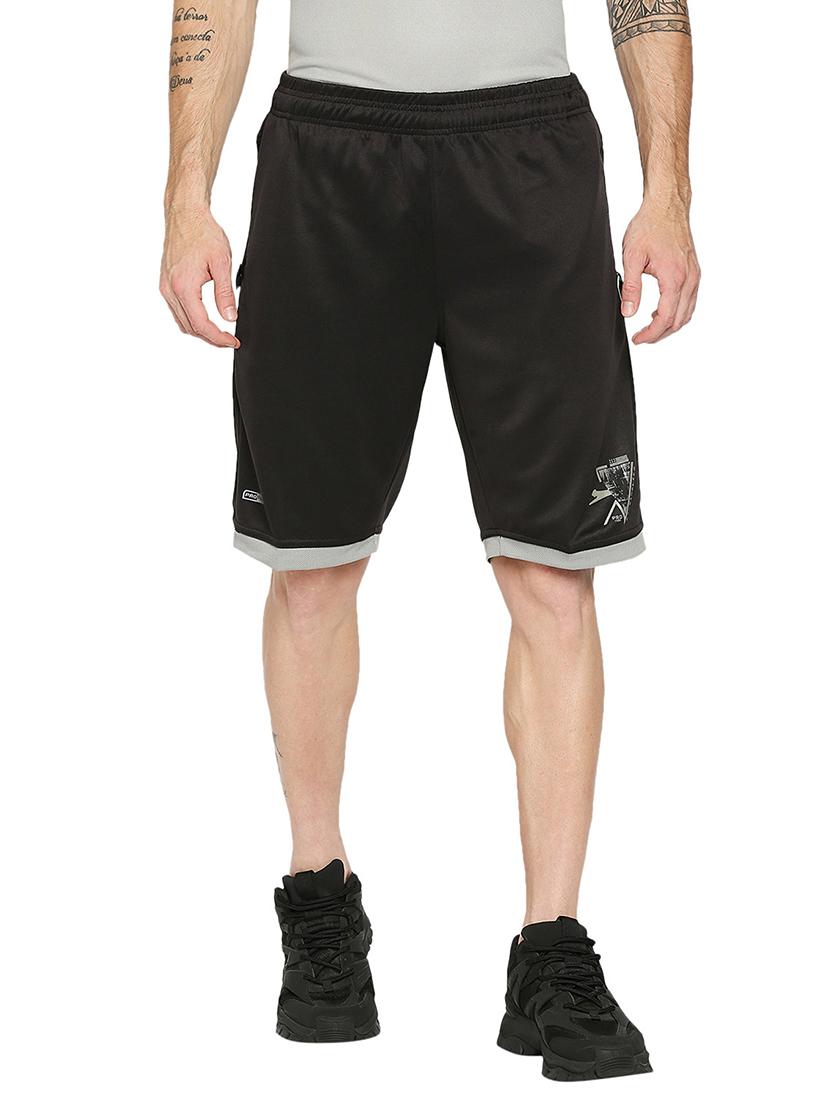 grey solid shorts - 18032476 - Zoom Image - 0