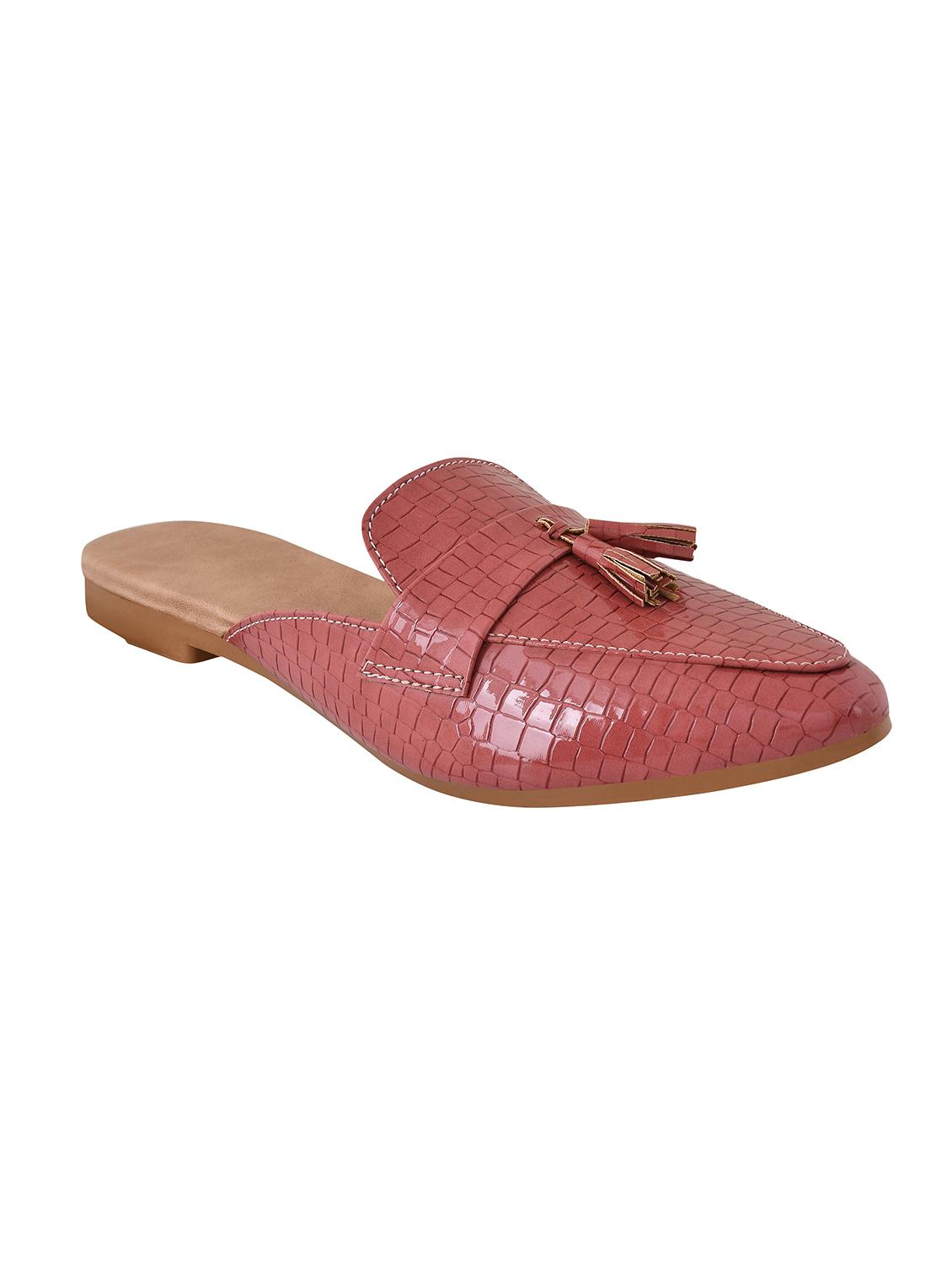 orange synthetic slip on ballerina - 18033173 - Zoom Image - 0