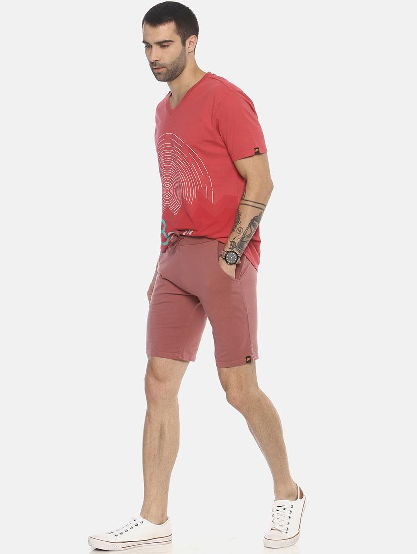 pink solid short - 18038125 - Standard Image - 3