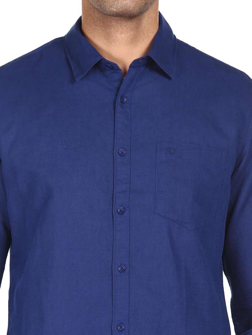mens solid casual shirt - 18038455 -  Standard Image - 5