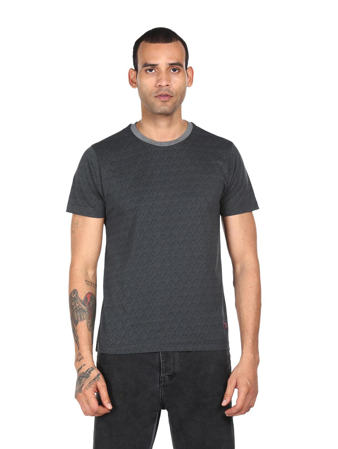 grey printed t-shirt - 18038587 -  Zoom Image - 0