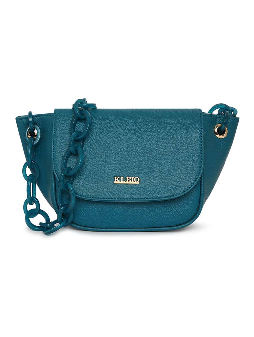 olive leatherette (pu) sling bag - 18038780 - Zoom Image - 0