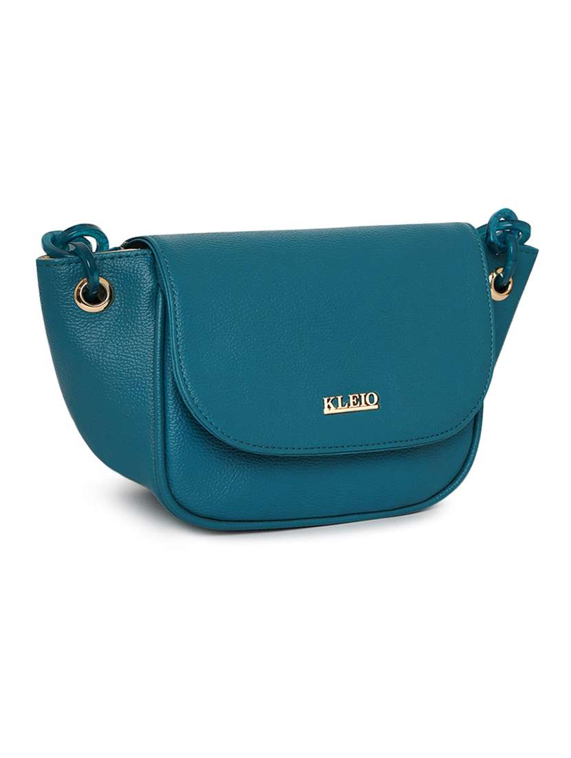 olive leatherette (pu) sling bag - 18038780 - Standard Image - 3