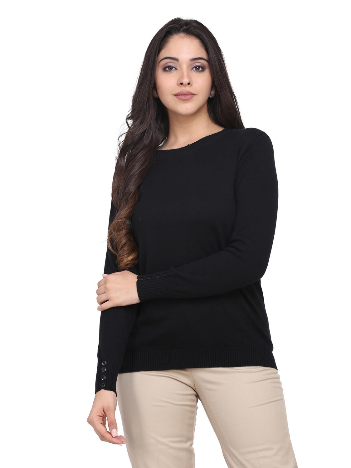 black regular pullover - 18039178 - Standard Image - 3