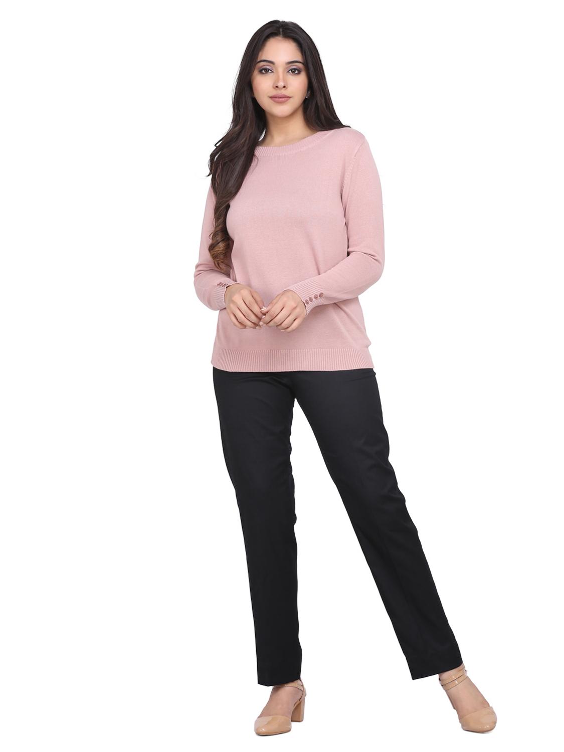 pink regular pullover - 18039191 - Standard Image - 3
