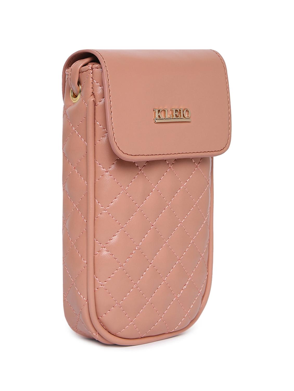 pink leatherette (pu) sling bag - 18039350 - Standard Image - 3
