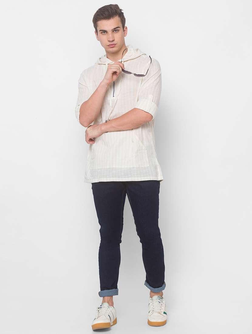 mens stripes casual shirt - 18039562 - Standard Image - 3