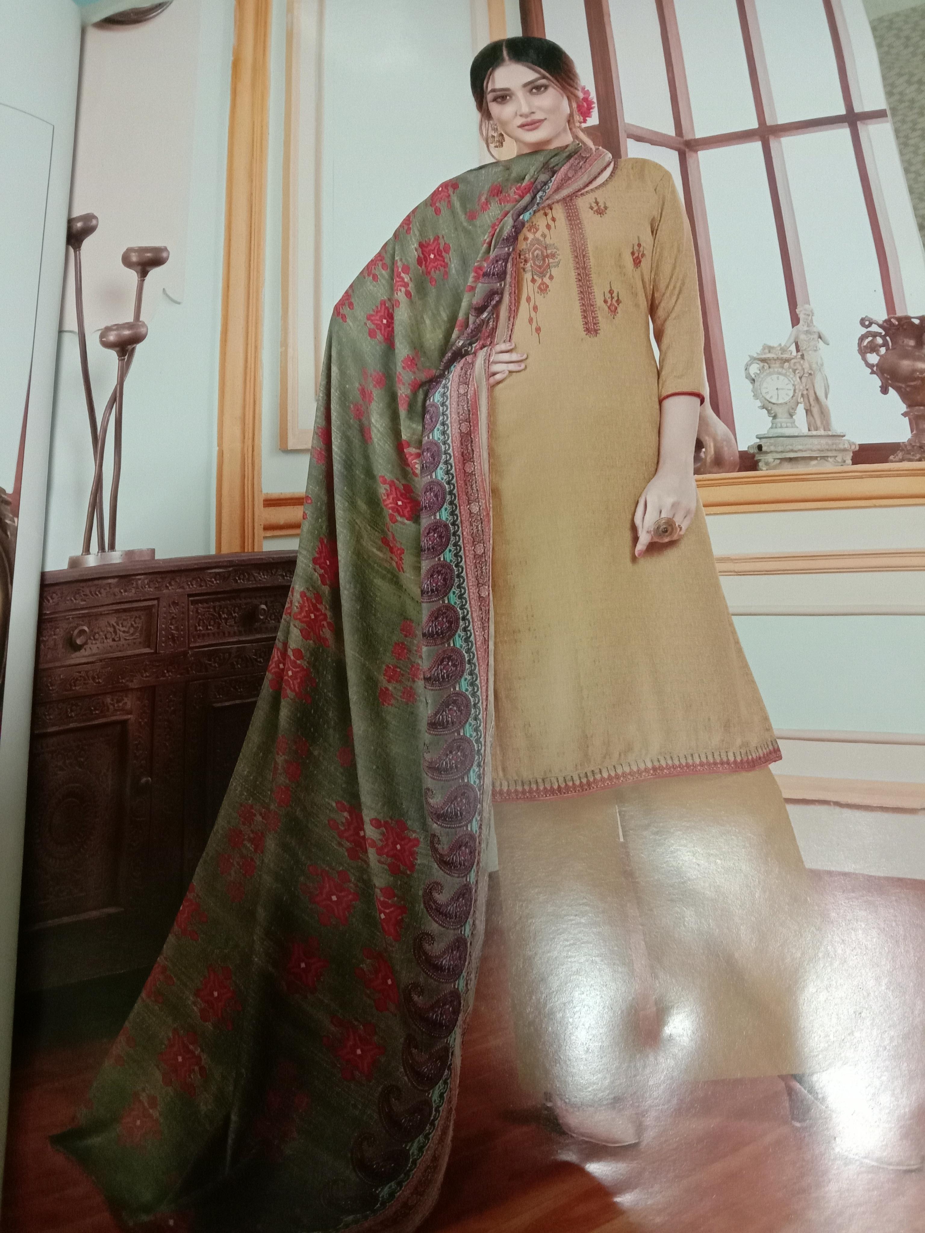 suite dupatta shalwar in silk - 18039875 - Zoom Image - 0