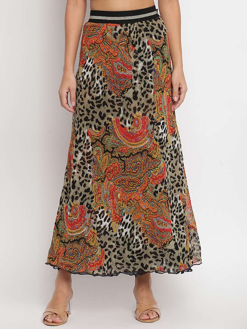 set of 2 printed maxi skirt - 18040075 -  Standard Image - 3