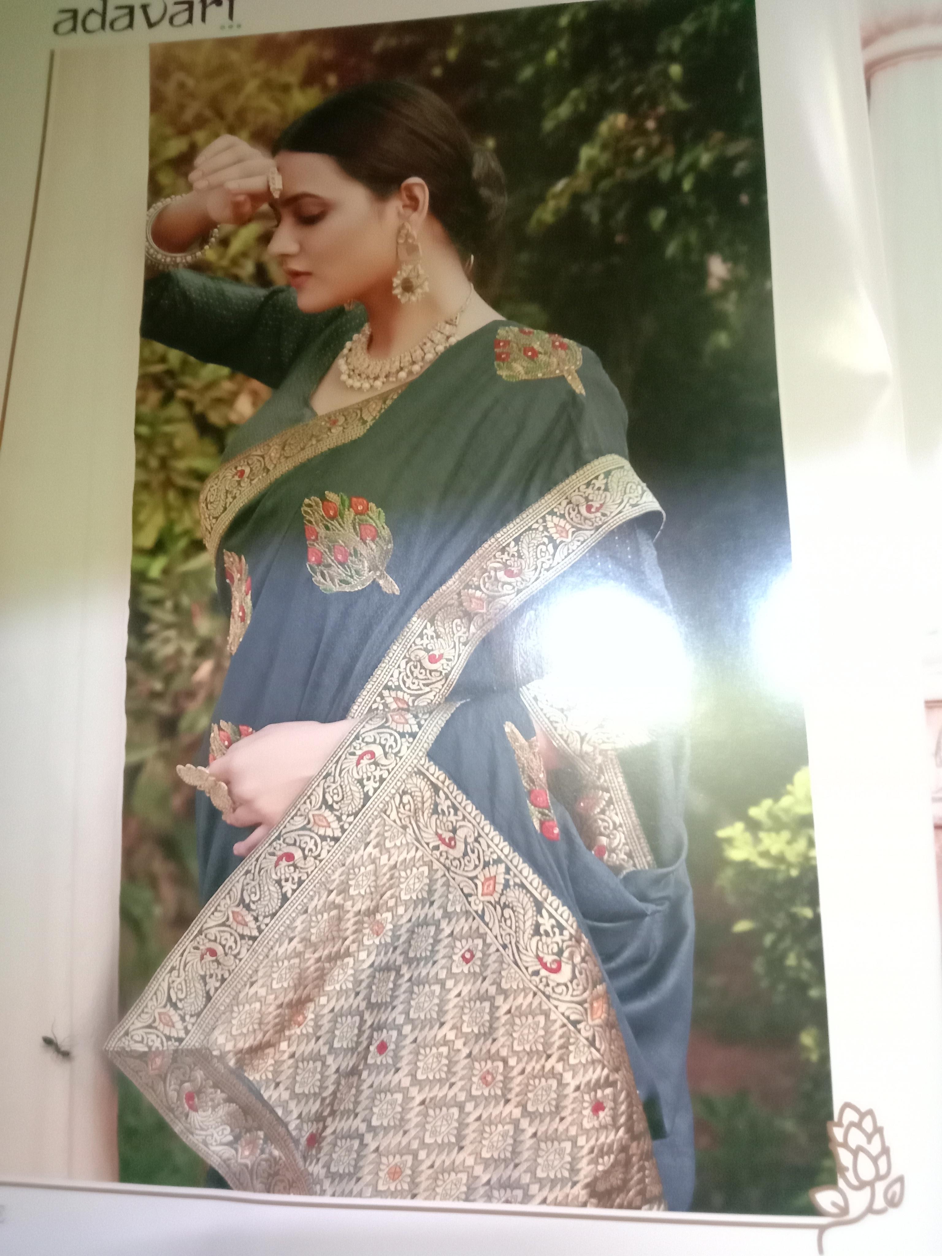 sarees in the silk  - 18040266 -  Zoom Image - 0