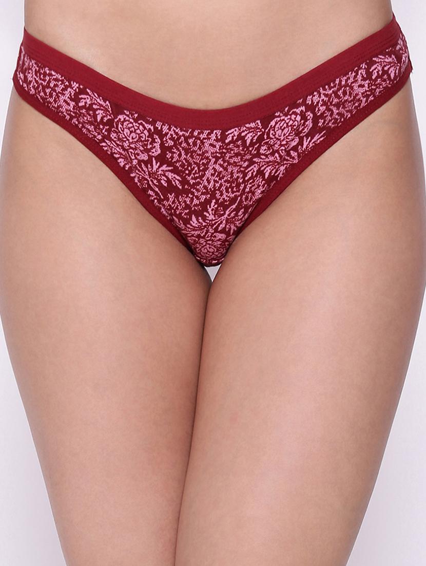 low rise printed bikini panty - 18040489 - Zoom Image - 0