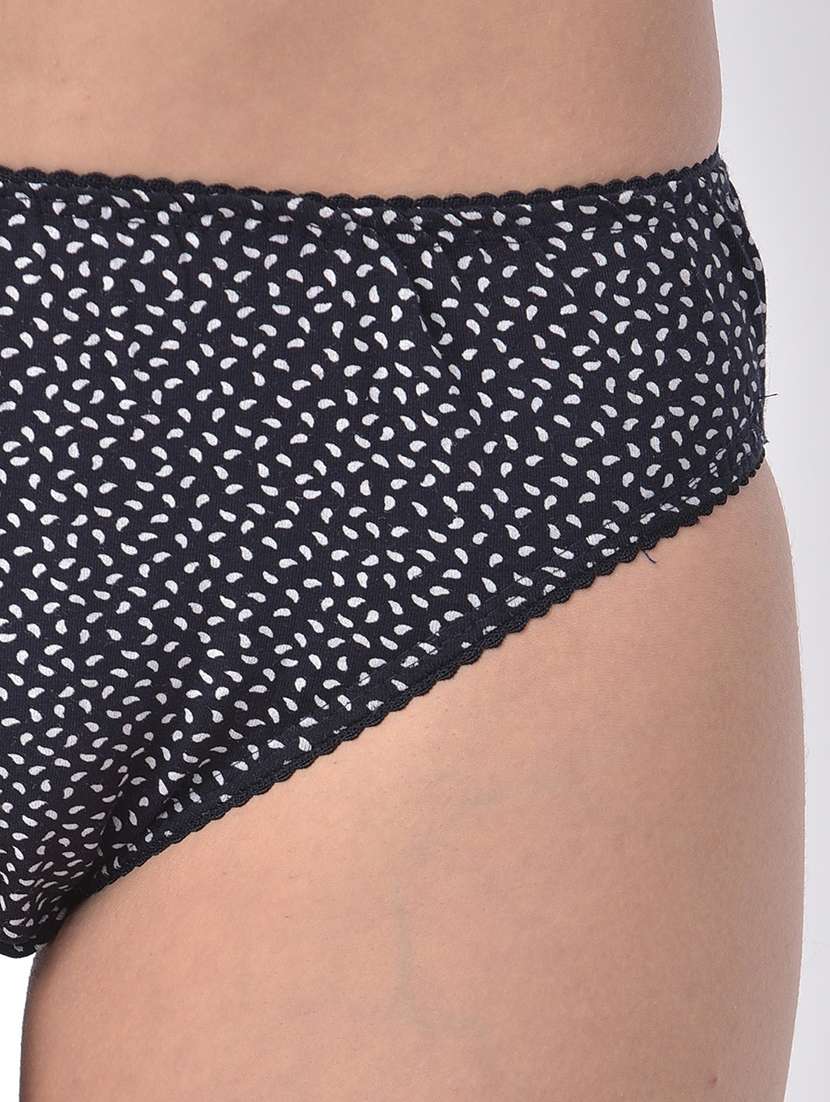 low rise printed bikini panty - 18040497 - Standard Image - 3