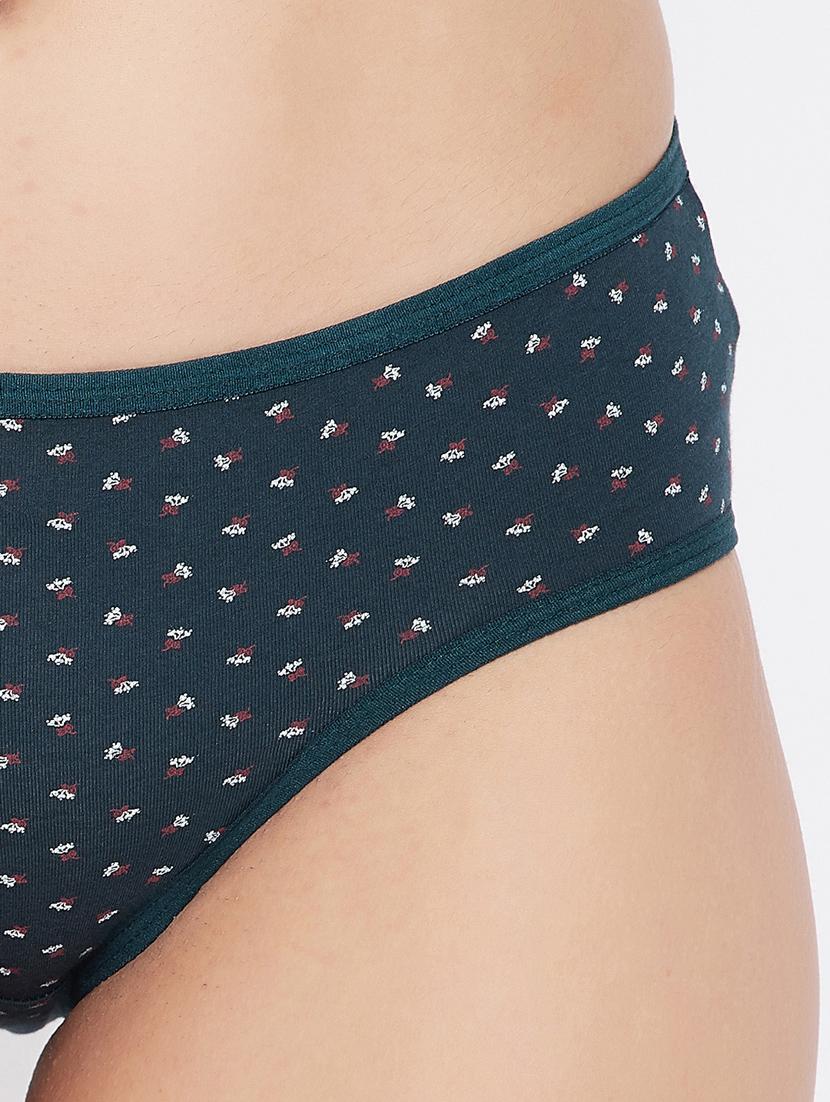 green floral hipster panty - 18040531 - Standard Image - 3