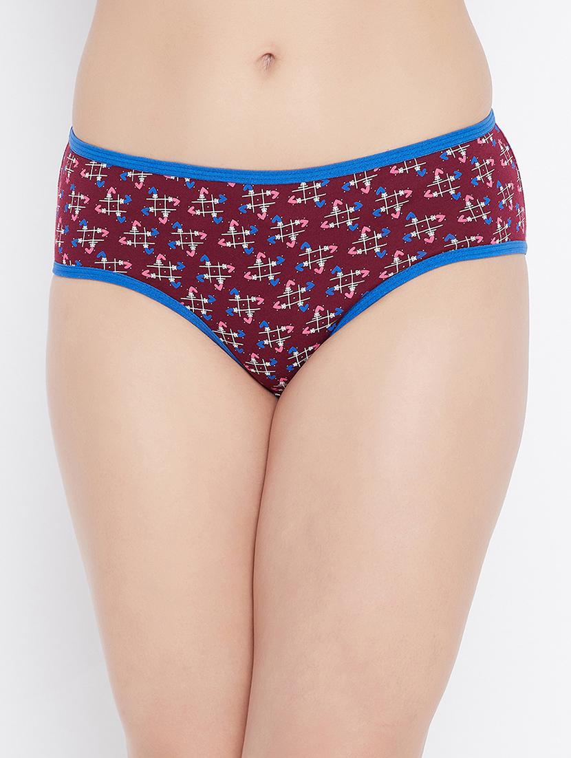 mid rise printed hipster panty - 18040556 -  Zoom Image - 0
