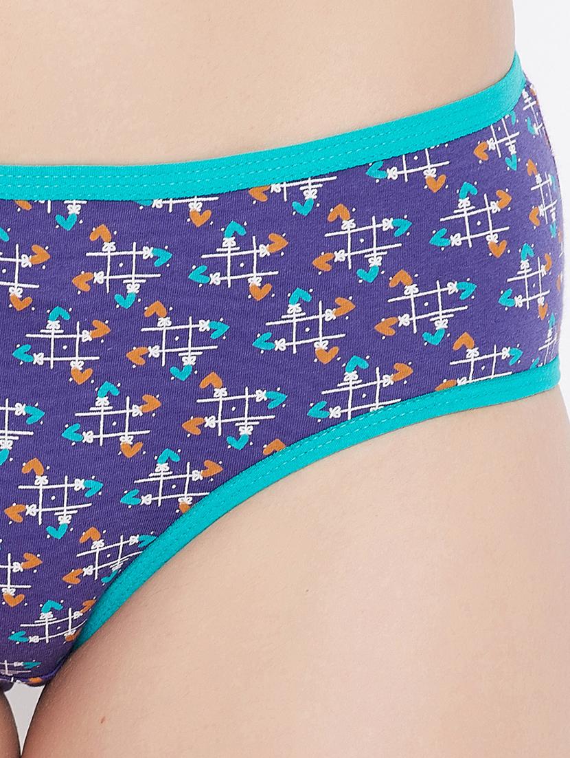 multi colored printed hipster panty - 18040559 - Standard Image - 3