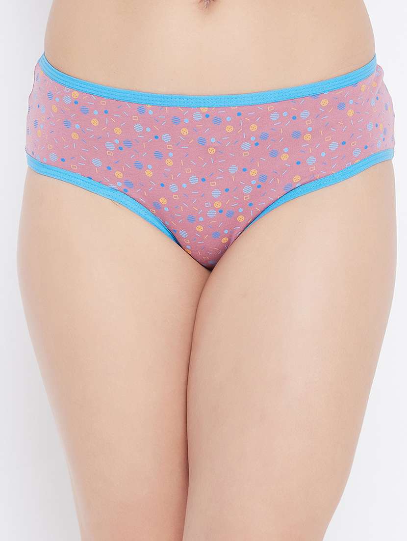 purple printed hipster panty - 18040561 - Zoom Image - 0