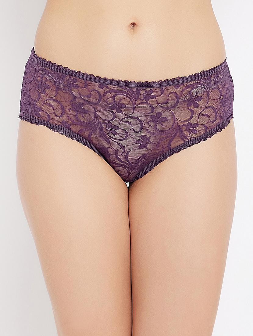 mid rise lace bikini panty - 18040660 -  Zoom Image - 0